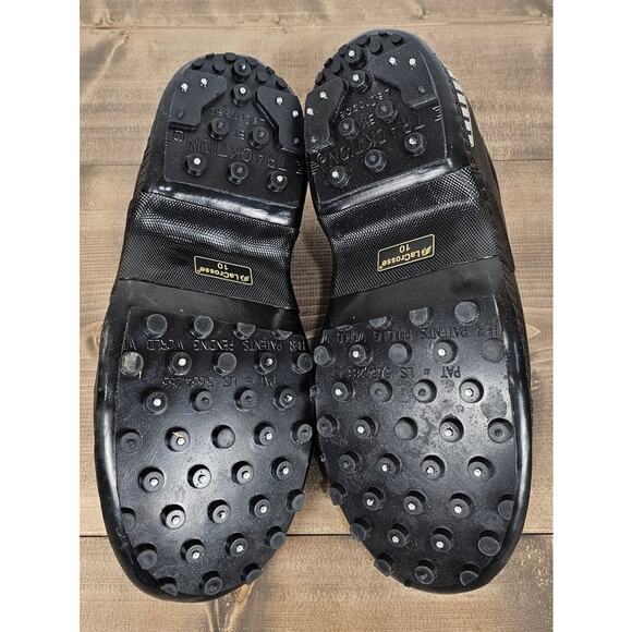 LaCrosse Tracktion Reflector Ice Traction Overshoe 2 buckle rubber boot men's 10 - Picture 7 of 8